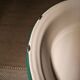 Celadon green enamelled metal fruit cup - 1950s