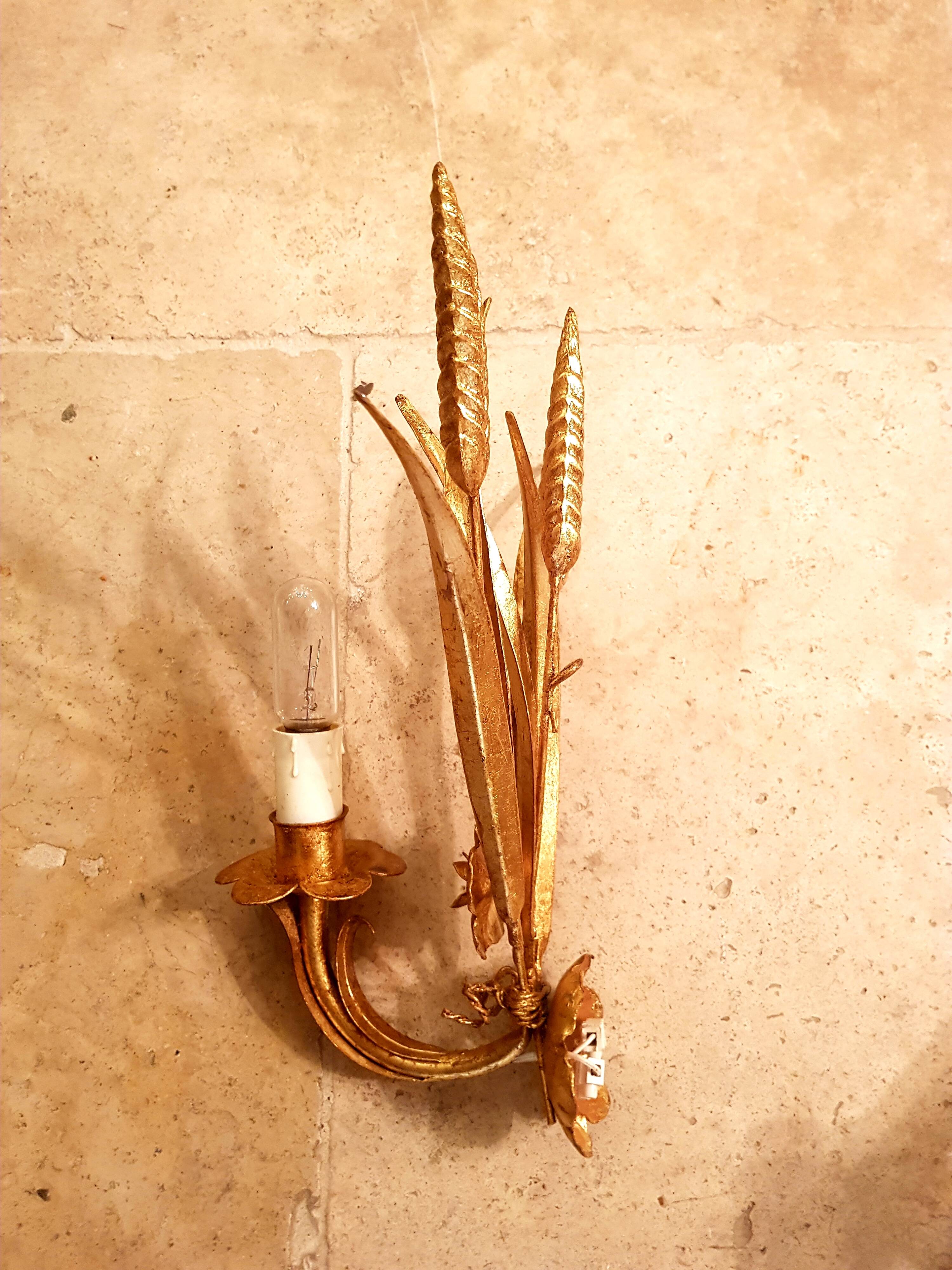 Pair of wall sconces, 70s