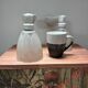 Pair of Art Deco porcelain wall sconces