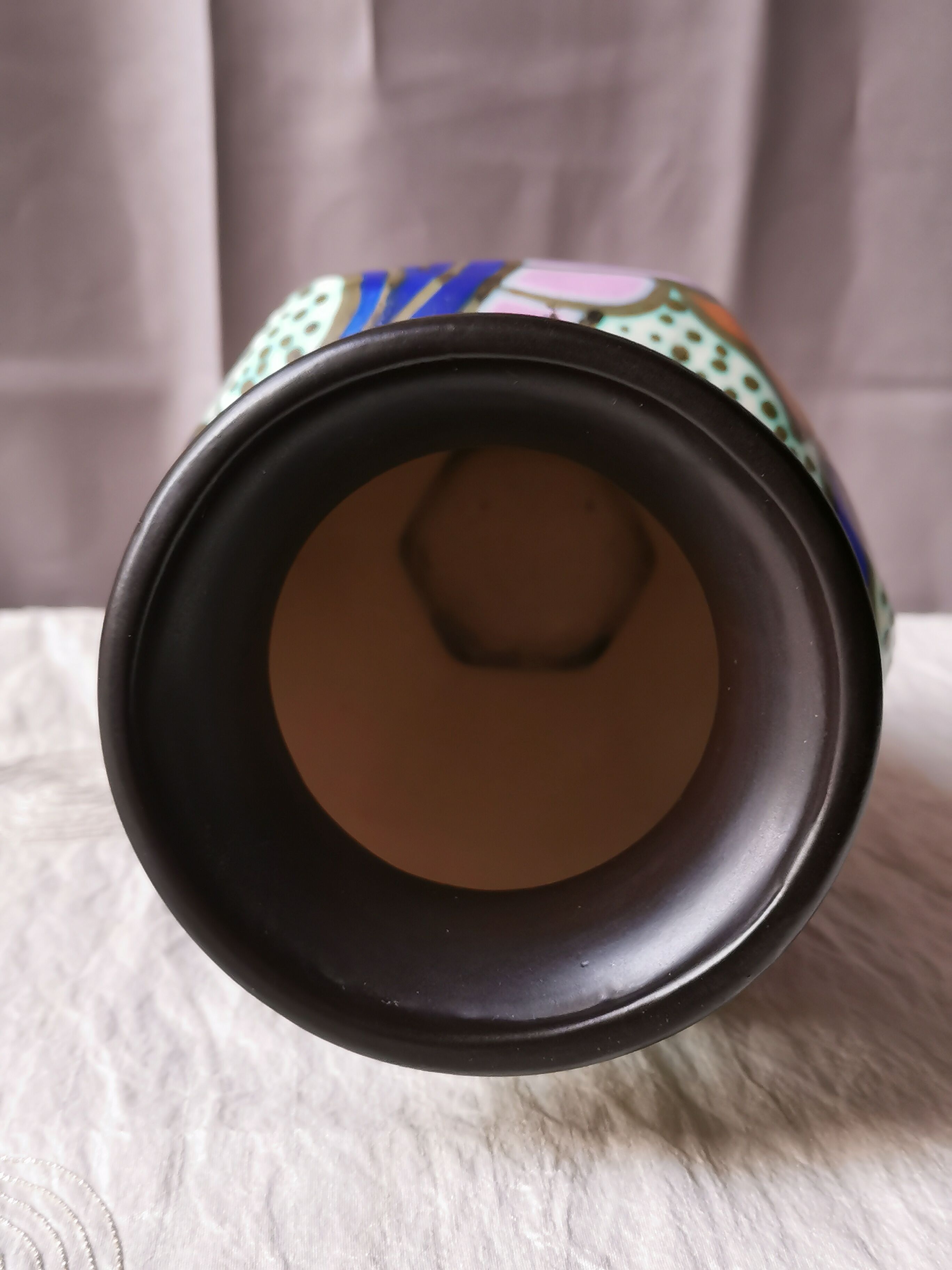 Vase art- deco sign " c.m. bergen "