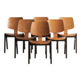 Stackable dining chairs, 1970s