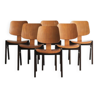 Stackable dining chairs, 1970s