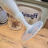 Vintage milky white opaline soliflore vase