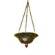 French Art Nouveau Majolica Hanging Flower Pot, Early 20th Century