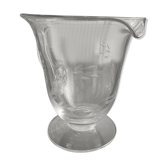 Pichet en verre ciselé