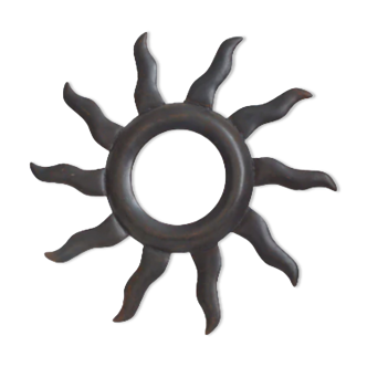 Metal sun mirror