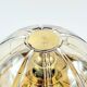 Mid-Century Glass & Brass Ceiling Light from Limburg, Germany, 1960s