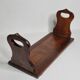 Solid wood bookends with zipper, folding, 1900