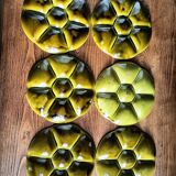Set of 6 Gien oyster or shellfish plates
