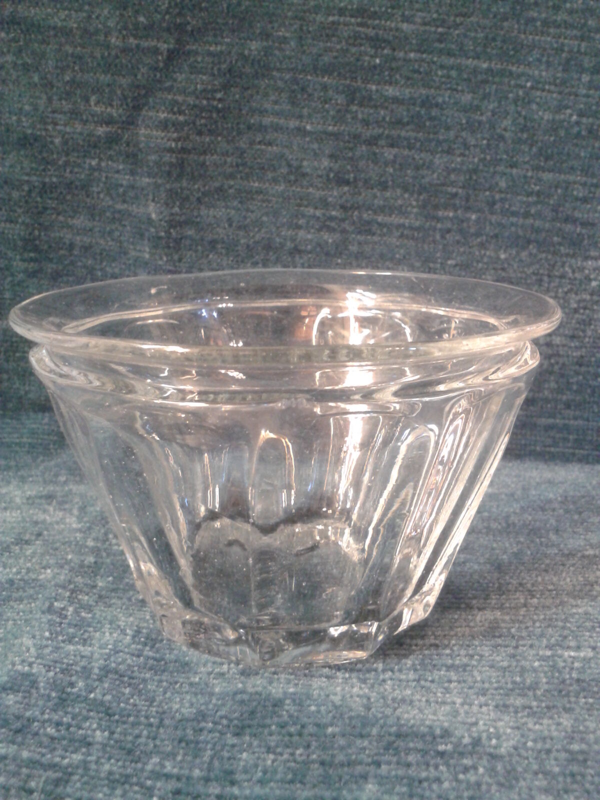 Petite verrine à confiture ancienne, conique