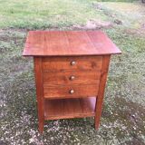 Oak bedside table