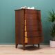 Commode en acajou, design danois, années 1960, fabricant : Øm Mobelfabr