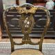 Napoleon III chair in blackened wood