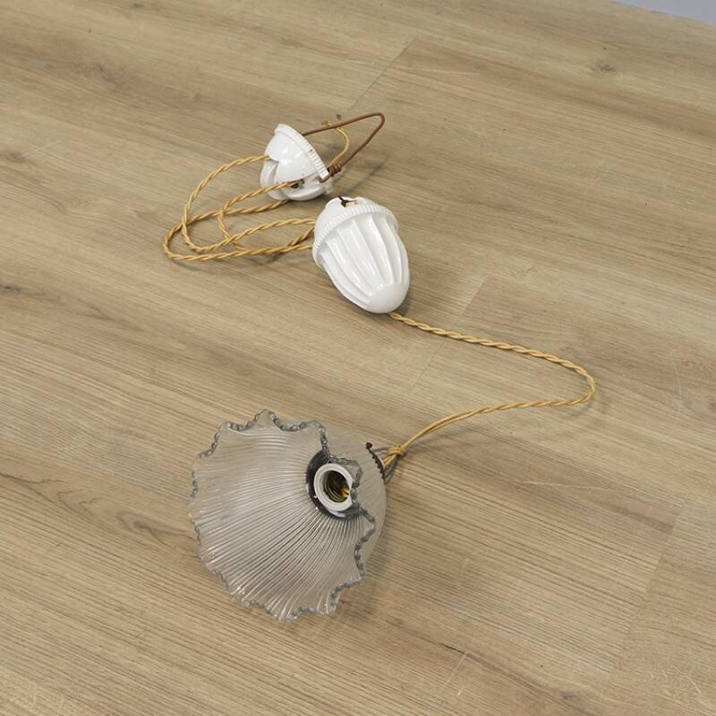 Antique adjustable pendant lamp