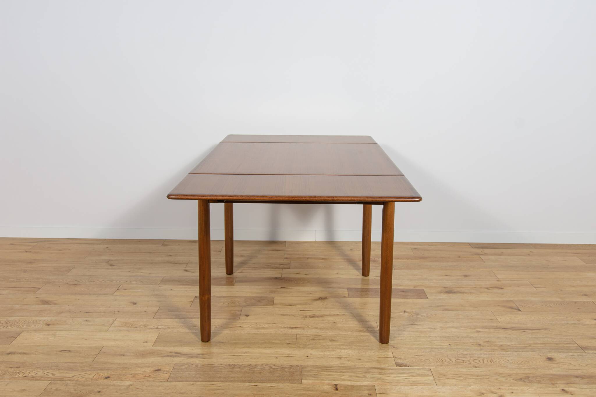 Mid-Century Square Extendable Teak Dining Table, Denmark, 1960s