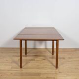 Mid-Century Square Extendable Teak Dining Table, Denmark, 1960s