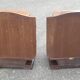 Pair of Art Deco Bedside Tables in Macassar Ebony Veneer