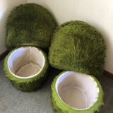 Duo of vintage 70s armchairs