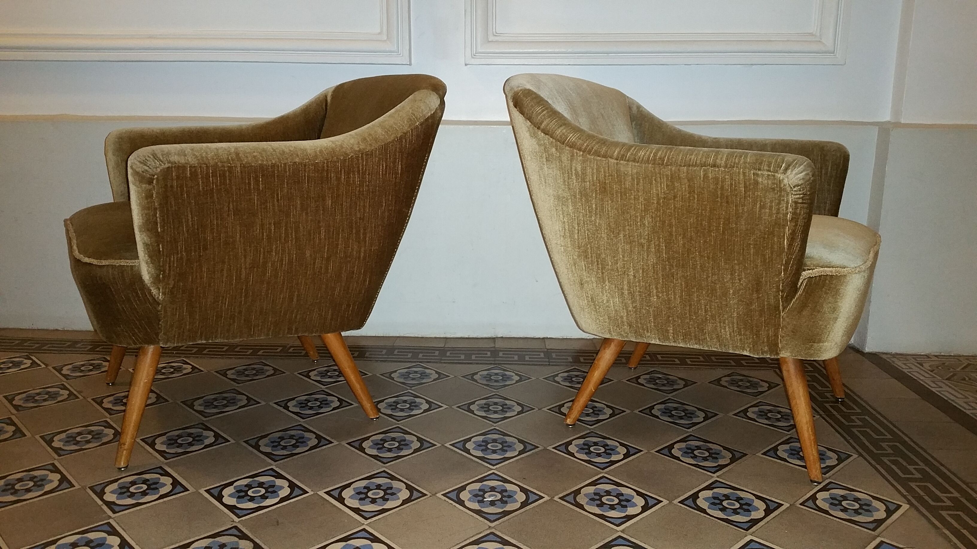 Danish Chair organic years 50/60 bronze