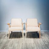 Pair of armchairs "Bunny" Proj. Józef Chierowski "Bunny" 1960'