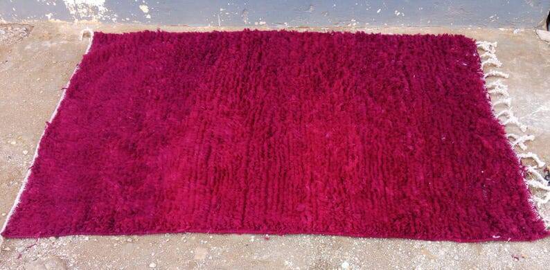 Authentic handmade traditional Moroccan rug