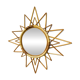 Vintage 60s/70s rattan sun mirror.