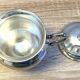 Elegant & Antique Sugar Pot Louis XVI Style Rocaille Bronze Silver