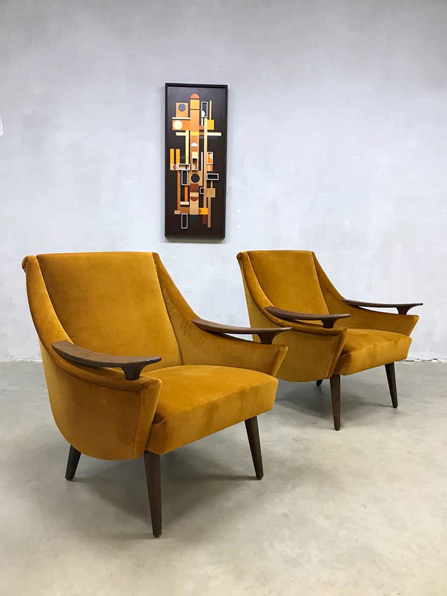 Pair of chairs 50s