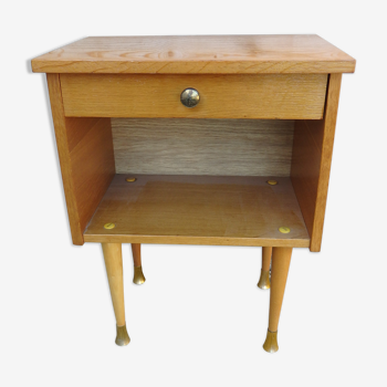 Vintage bedside table year 50 60 Scandinavian