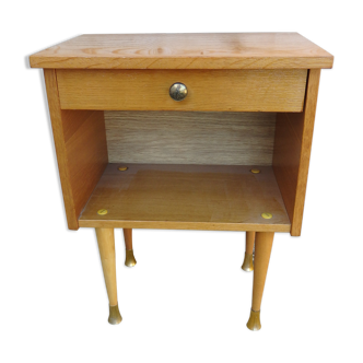 Vintage bedside table year 50 60 Scandinavian