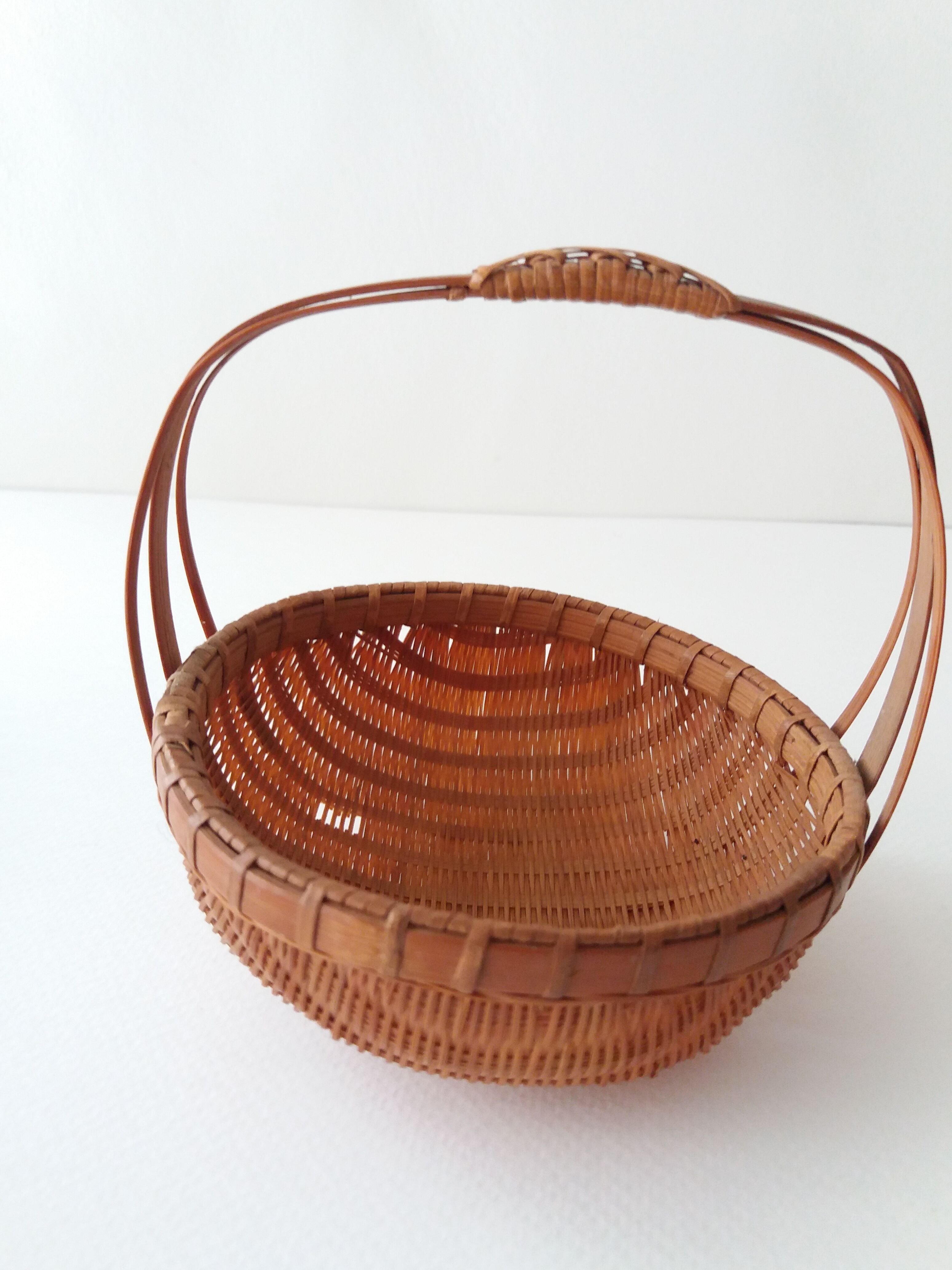 Set 3 baskets rattan 60