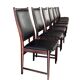 Torbjørn Afdal model "darby" rosewood dinning chairs