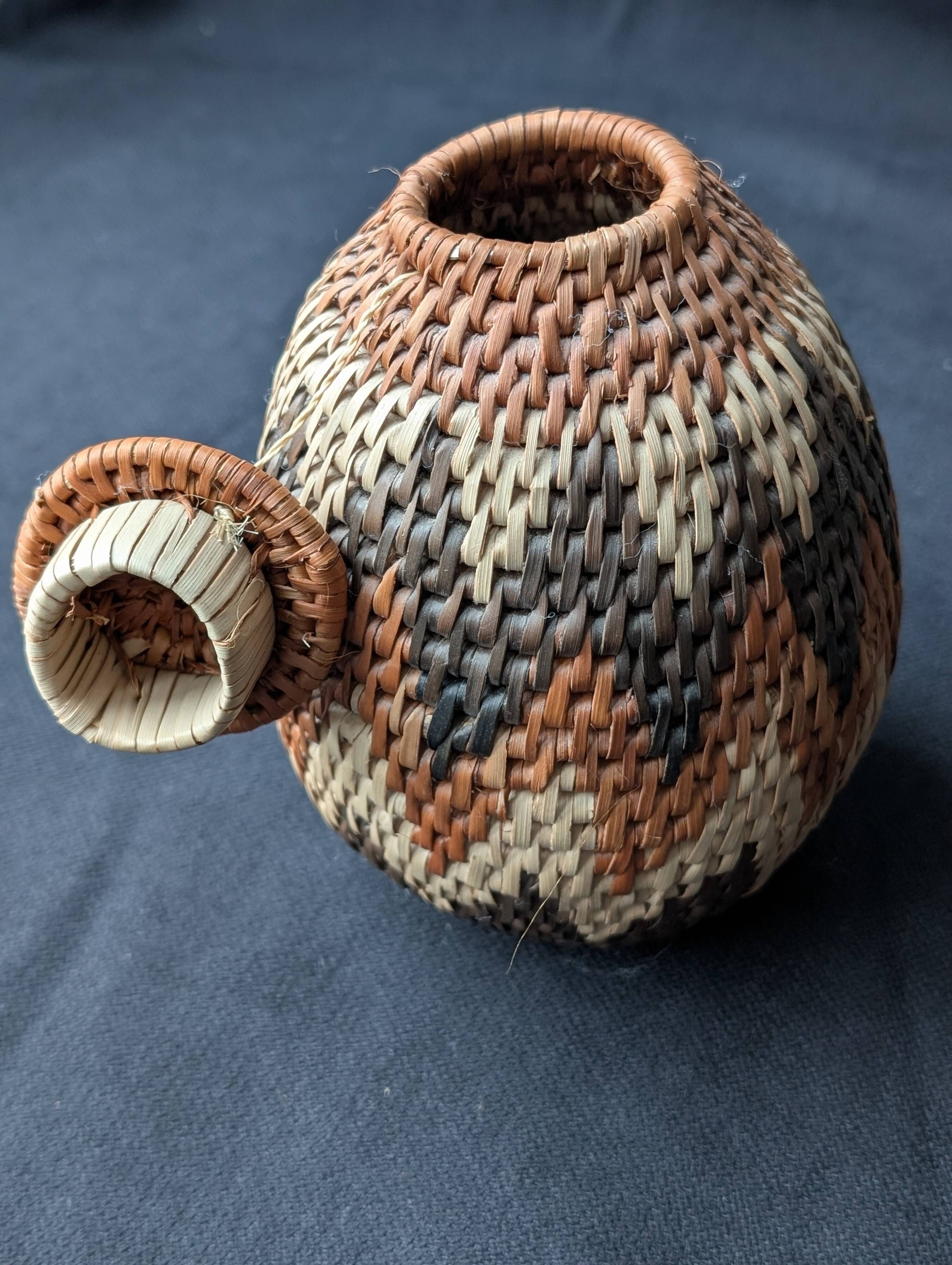 Traditional Zulu herb basket