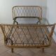 Woven rattan basket