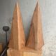 Pair of vintage corner shelves
