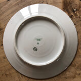 Flat porcelain plate from Limoges F Legrand