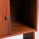 Italian bookcase with three shelves and storage