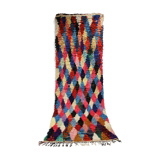 Berbere Boucherouite Carpet - 320-105 - Harlequin Patterns