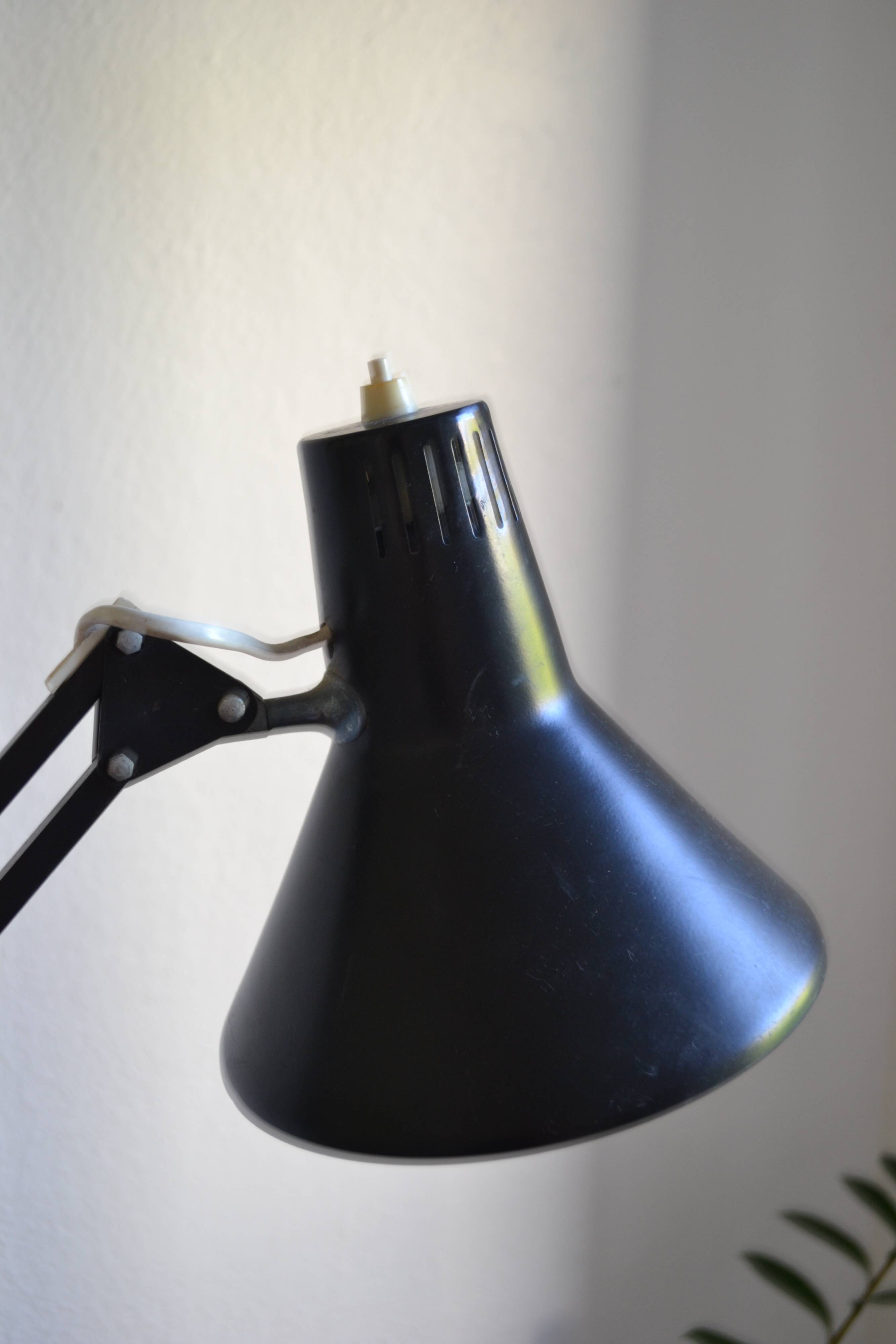 Lampadaire liseuse articulée France 1980