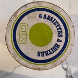 6 assiettes à huitres Gien