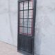 Antique solid wood glass door