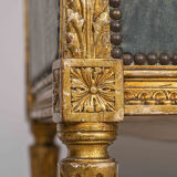 Magnificent Louis XVI wingback armchair.