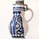 19th Century German Glazed Westerwald Pitcher Biedermeir 2,5L