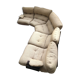 Corner salon marsala by Michel Ducaroy for Ligne Roset 1970