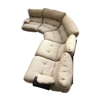 Corner salon marsala by Michel Ducaroy for Ligne Roset 1970