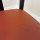 Vintage THONET Bentwood Dining Chair: Postmodern Brown Leather Seat