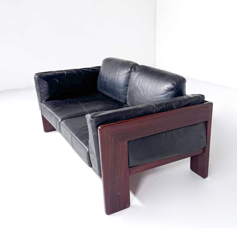 Mid-Century Modern Bastiano Two-Seater Sofa by Tobia Scarpa for Gavina, 196