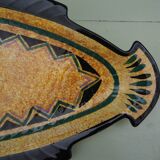 St. John of Brittany earthenware dish, Vintage 50/60s, in the shape of a fish