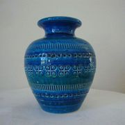 Vase Aldo Londi Rimini blu