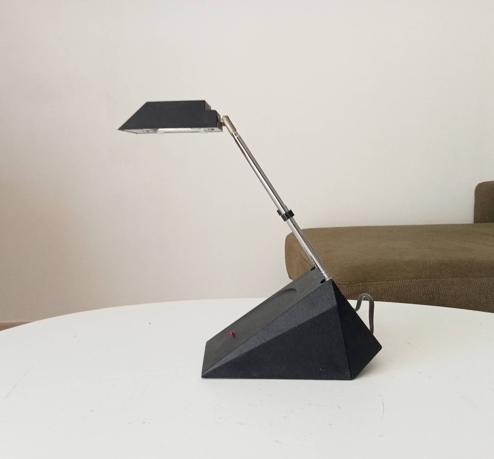 Telescopic desk lamp Fuder Memphis style 1980s